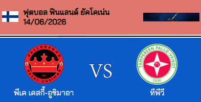 วิเคราะห์บอล ฟินแลนด์ ยัคโคเน่น 2026 เคสกิ-ยูยูสิม่า VS ทีพีวี