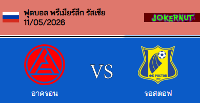 วิเคราะห์บอล รัสเซีย พรีเมียร์ลีก 2025-26 แอคร่อน VS เอฟเค รอสตอฟ